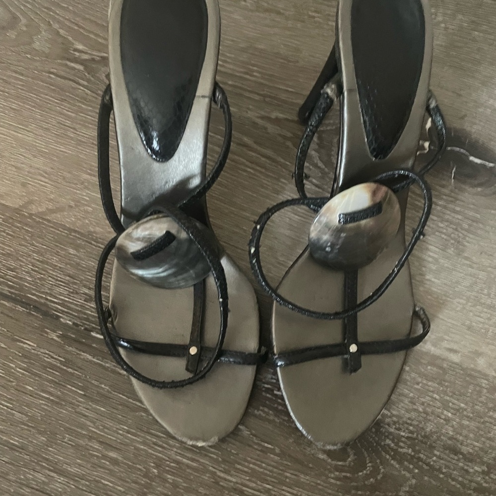 Elegant Black Strappy Women's Sandals
